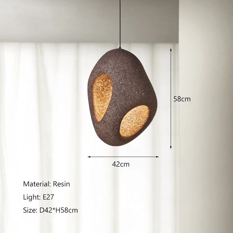 

Подвесной светильник KFKF ваби-саби из смолы