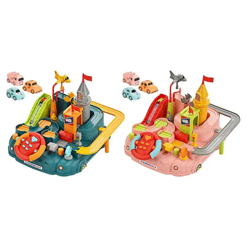 

Car Adventure Toy Car Race Tracks Toy Set Kids Puzzle Rail Car City Rescue Playsets Toys Educational Car Gift For Toddler