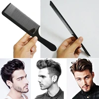 black hairdressing hair stylist salon carbon combs heat resistant hair cutting tool cutting comb carbon antistatic comb