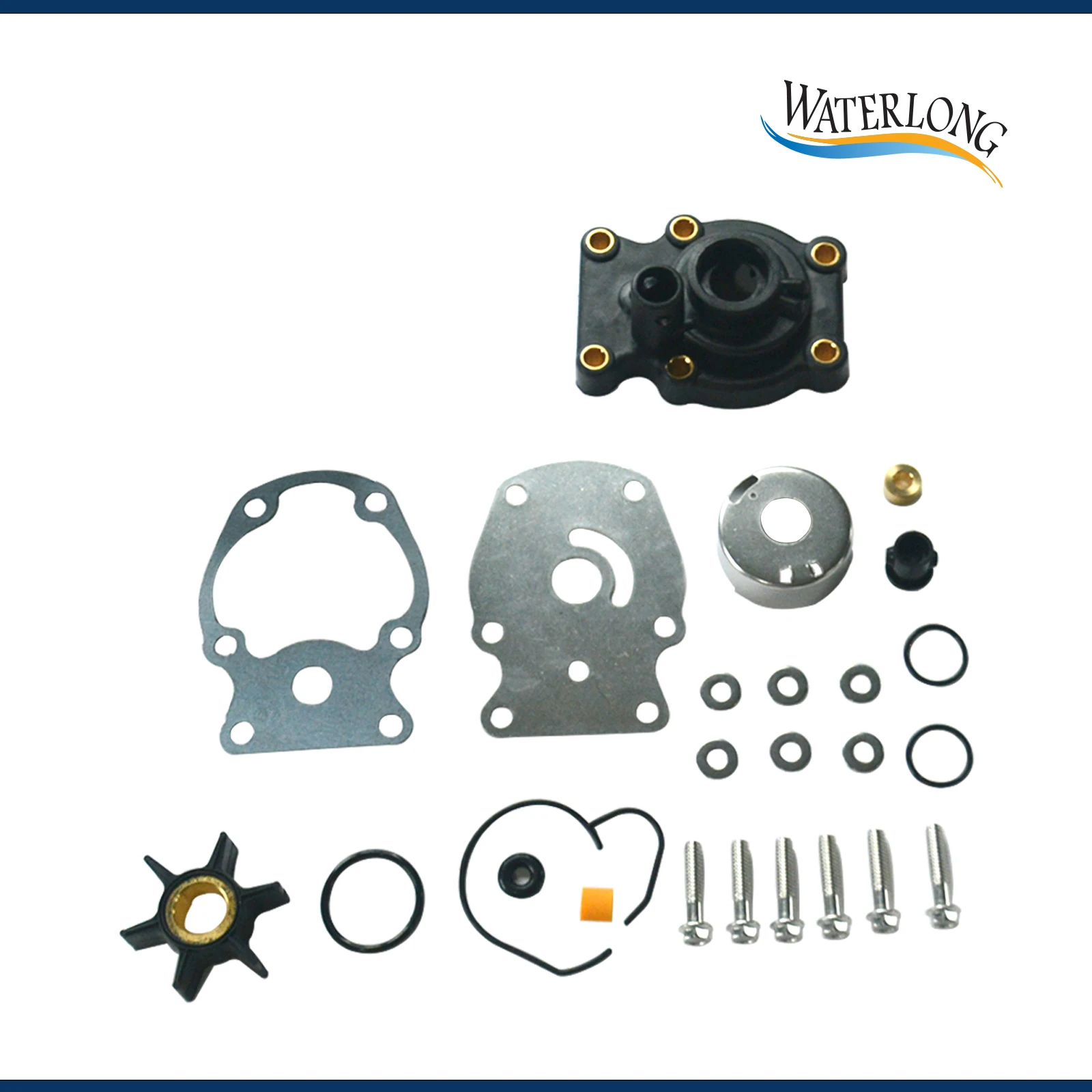 Комплект для ремонта водяного насоса WATERLONG 393630 заменяет крыльчатку Johnson/evinгруб
