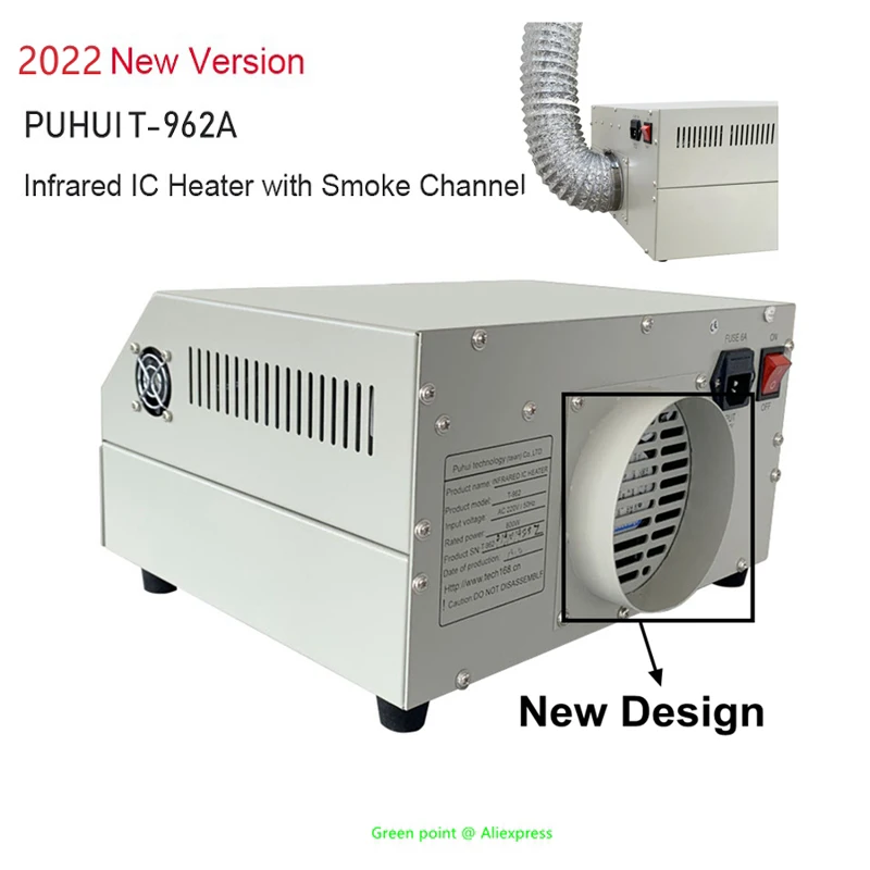 

PUHUI T-962A инфракрасный паяльная станция