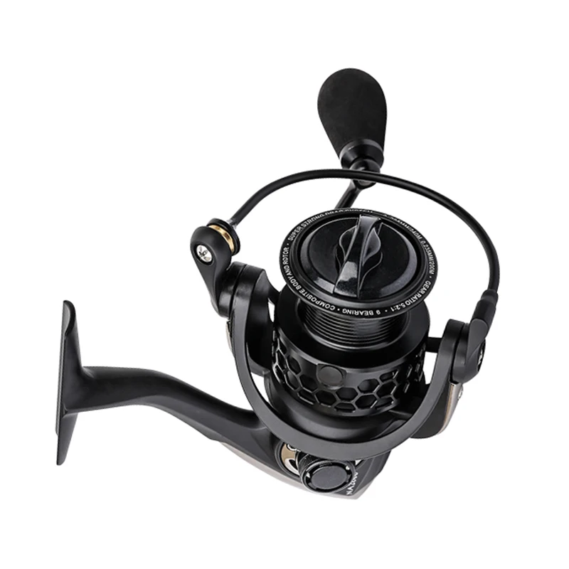 TSURINOYA Spinning Fishing Reel NA 2000 3000 4000 5000 9BB High-speed Ratio 5.2:1 Light Weight Stream Tout Bass Spinning Wheel images - 6