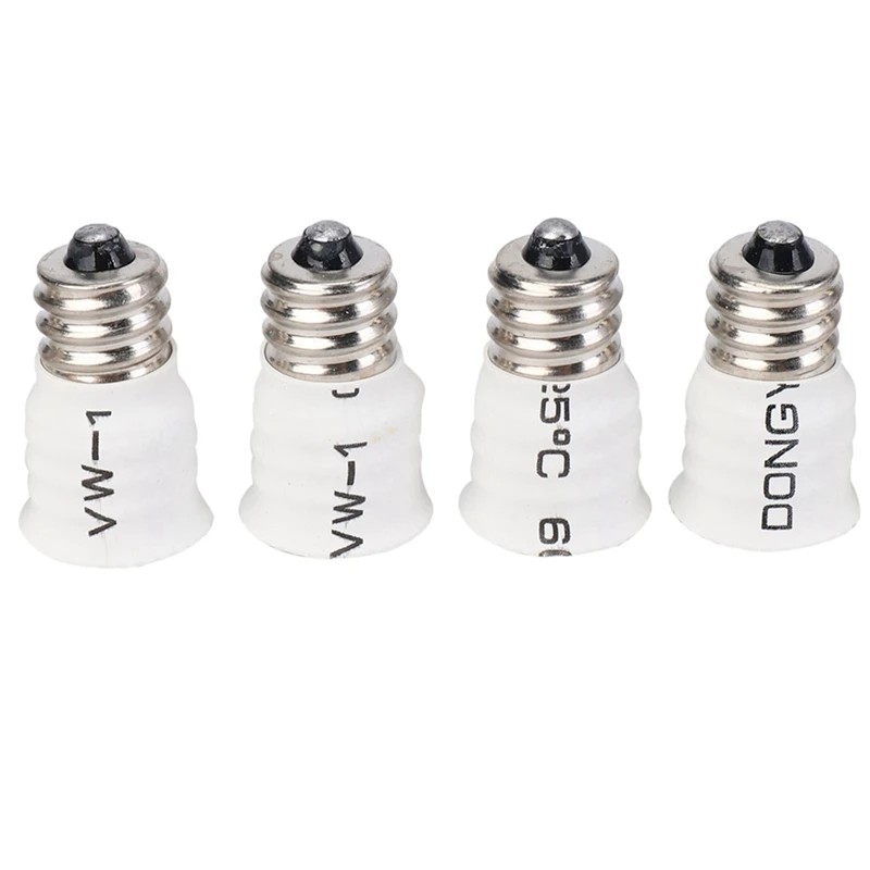 

24-Pack E12 To E14 White Bulb Converter LED Light Holder Lamp Adapter Socket Changer High Quality