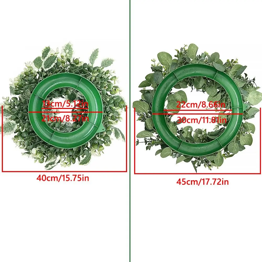 Зеленые листья падуба Рождественский венок сосновая шишка украшение для