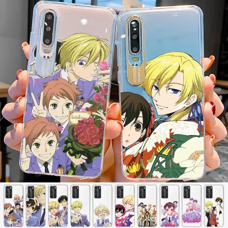 

Ouran High School Host Club Phone Case for Huawei Honor 8X 10 20 lite 10i 20i 50 60 70 P30 P50 Pro Y5 Y6 Y9 prime Mate 50 Cover