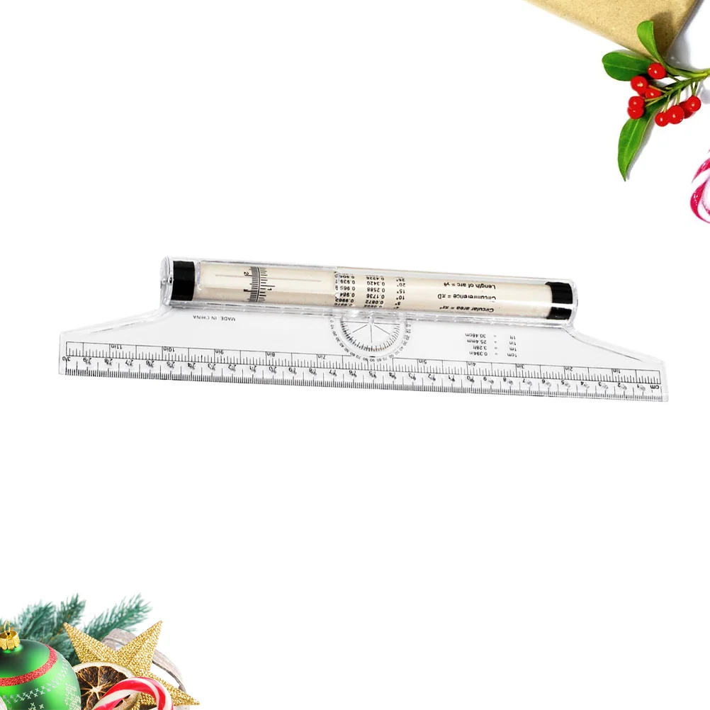 

Rolling Ruler Clear Rolling Ruler Measuring Tape Precision Drawing Parallel Ruler