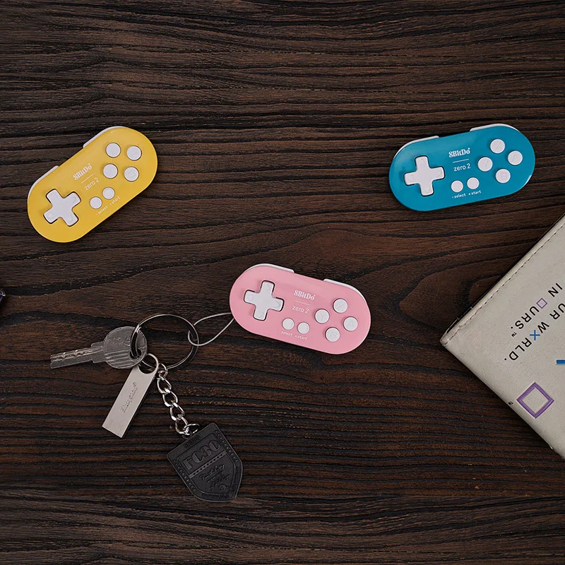 Мини-контроллер 8bitdo Zero 2 с Bluetooth совместимый Nintendo Switch Windows Android macOS - купить по