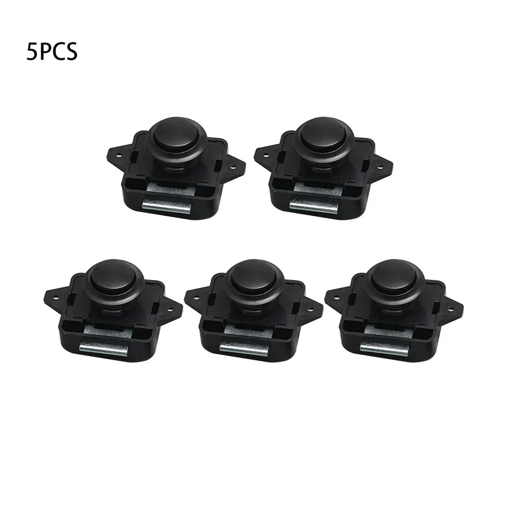 

Home Multifunction Push Button Latch Hardware Drawer Cabniet Ergonomic Yacht Durable With Screws Furniture No Keys Easy Install