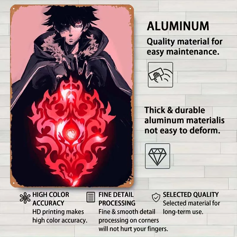 Аниме-плакат Tate No Yuusha nose оловянный плакат украшение для дома ретро металлический