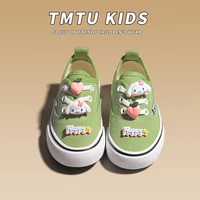 tmtu kids diy joint childrens canvas shoes 2022 summer new girls shoes boys casual skate shoes