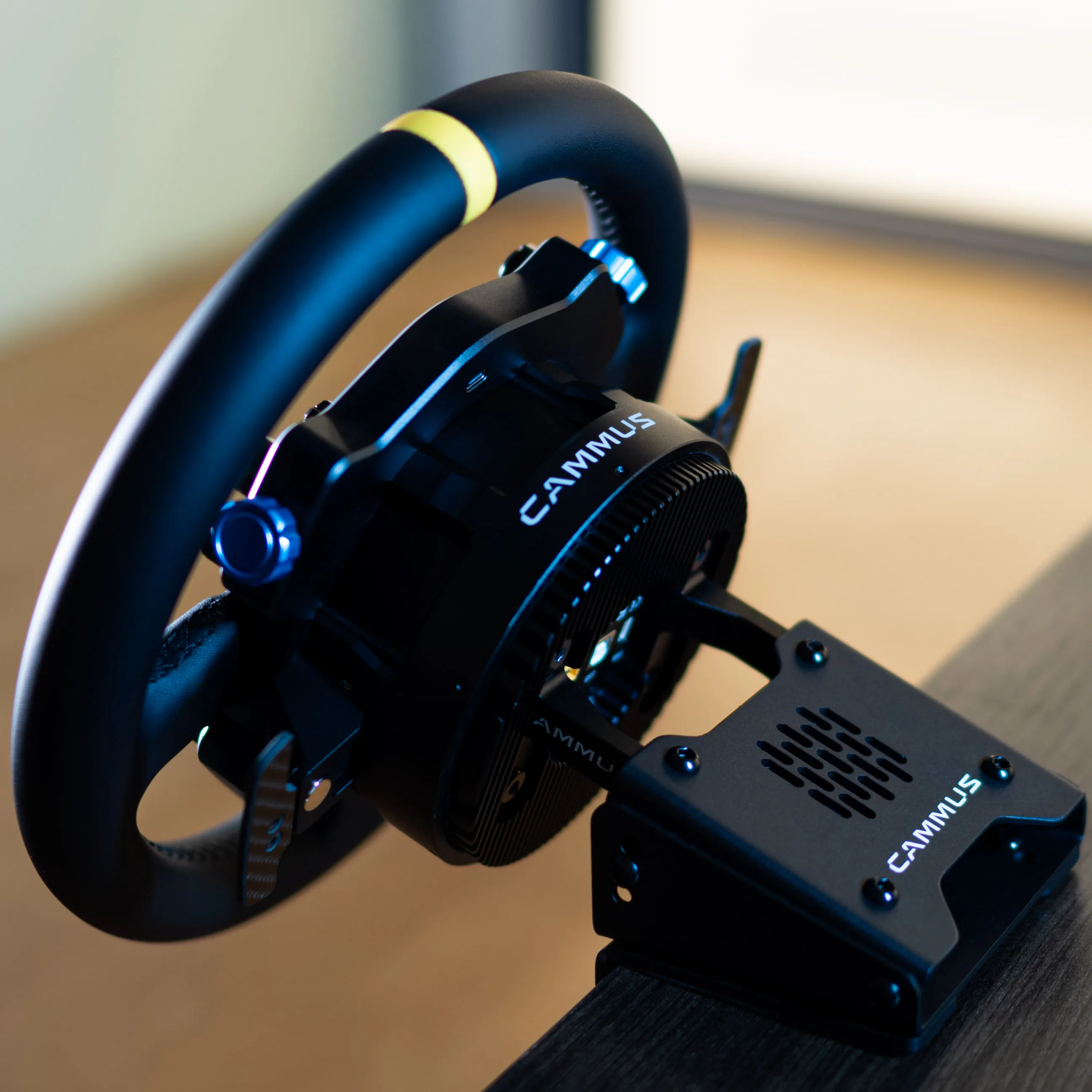 CAMMUS C12 Базовый симулятор с прямым приводом Игровой руль Гоночное ведущее колесо и