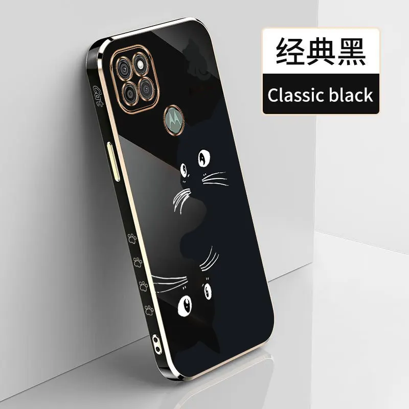 G9Power черно-белый чехол для телефона с котом Motorola Moto Cover