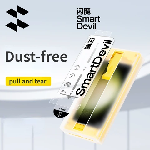 SmartDevil screen protector anti-polvere strato adesivo completo copertura totale anti-polvere per Samsung S25Ultra S24Ultra S23