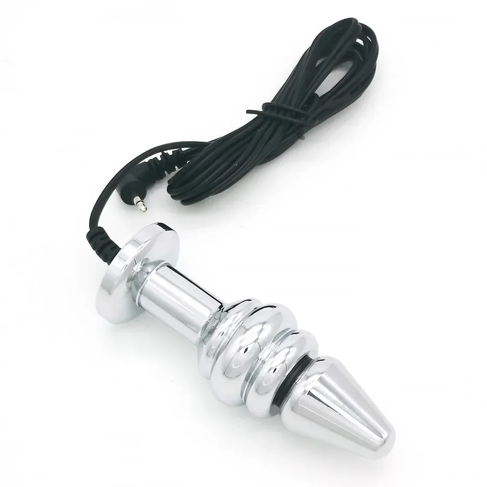 Аксессуары-массажер анальная пробка электрический шок анус вагина пип