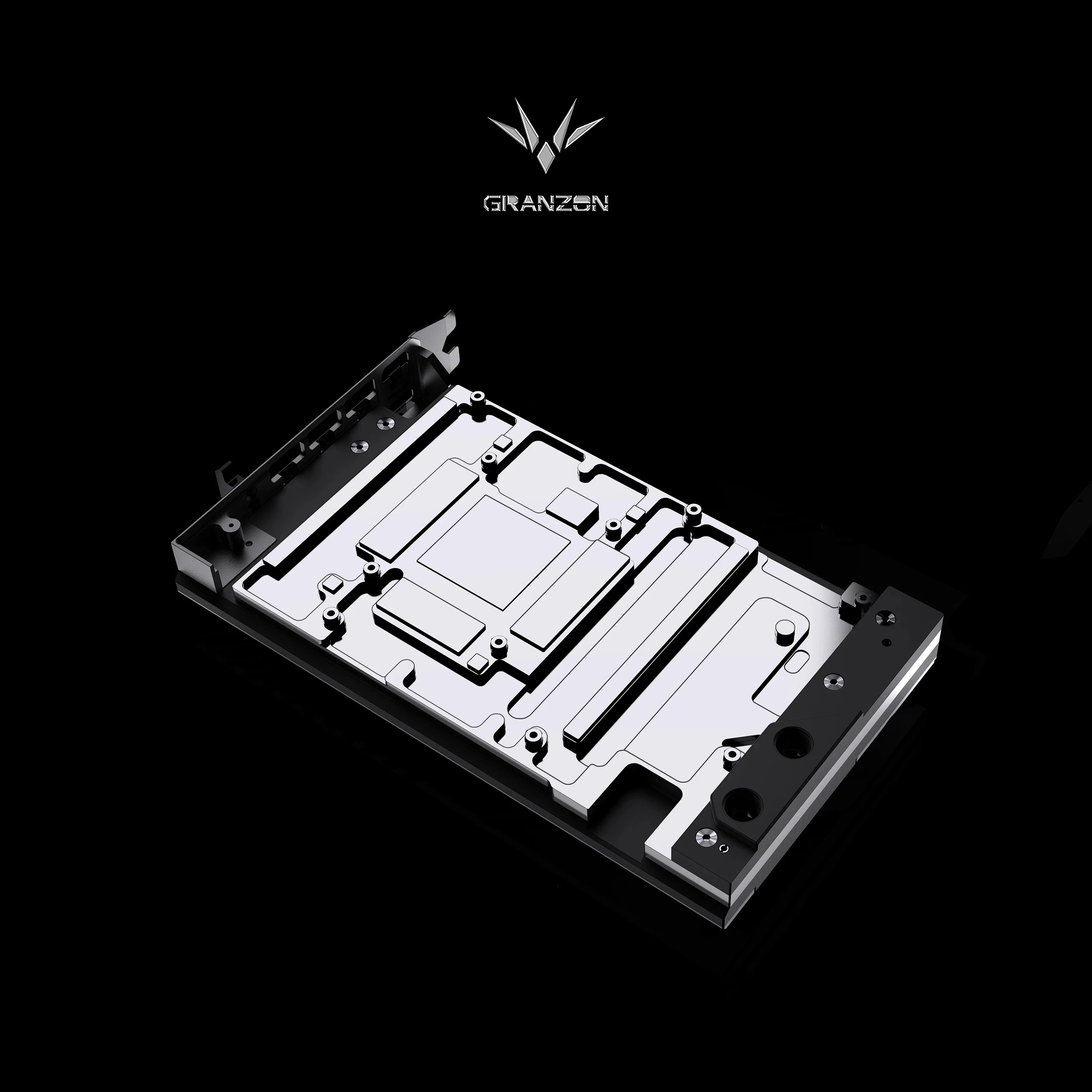 Фото Блок графического процессора Granzon GBN-RTX3090TIFE для NVIDIA RTX 3090TI Founders Edition, видеокарта с водяным охлаждением/видеокарта/плотные водные пути №4