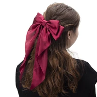 new hair band accessories for women hairclips temperament ribbon bow ladies headwear bowknot barrettes fashion girls hair clips
