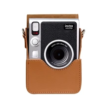 caiul for fujifilm instax mini evo instant film camera case pu leather protective bag camera bag backpack dslr camera bag