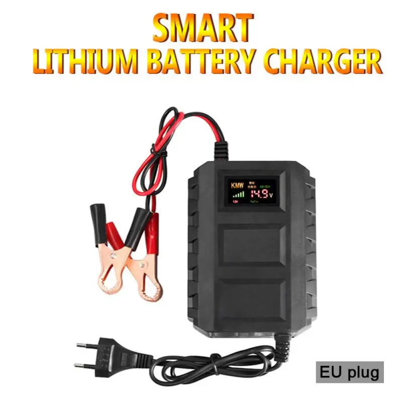 

Liplasting 12V 20A Motorcycle Car Lead Acid Battery Charger Automobile Smart Charger Overheat Protection Low Voltage Protection