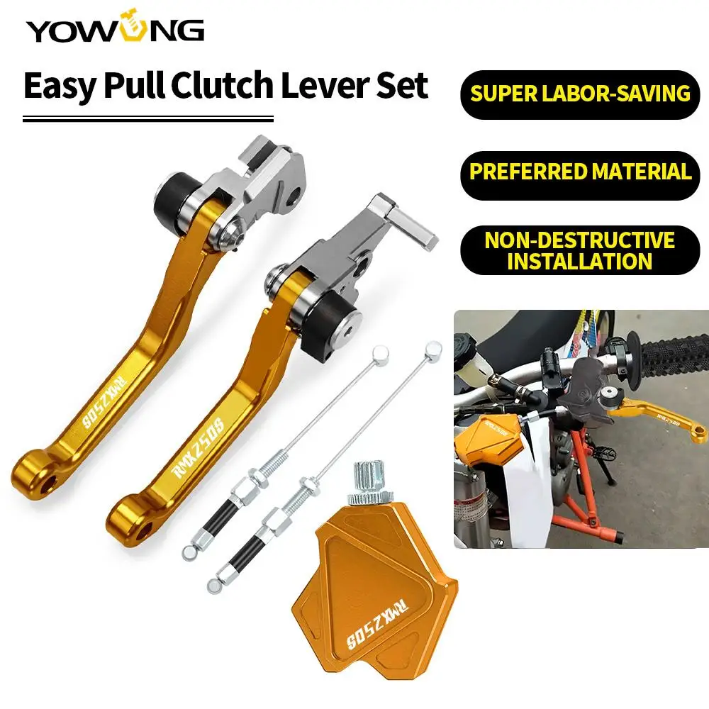

Moto Short Stunt Clutch Lever Easy Pull Cable System Brake Clutch Levers for SUZIKI RMX250S RMX 250S RMX 250 S 1993 1994 1995