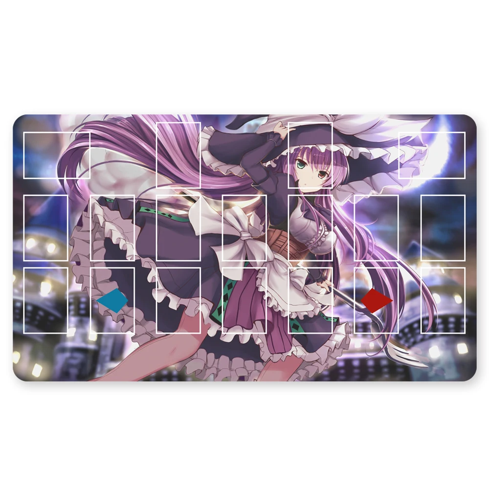 

670674 - TCG Playmat Blue-eyes Ultimate Dragon Dark Magician Duel Monsters Playmats Compatible for YuGiOh OCG TCG CCG + Free Bag