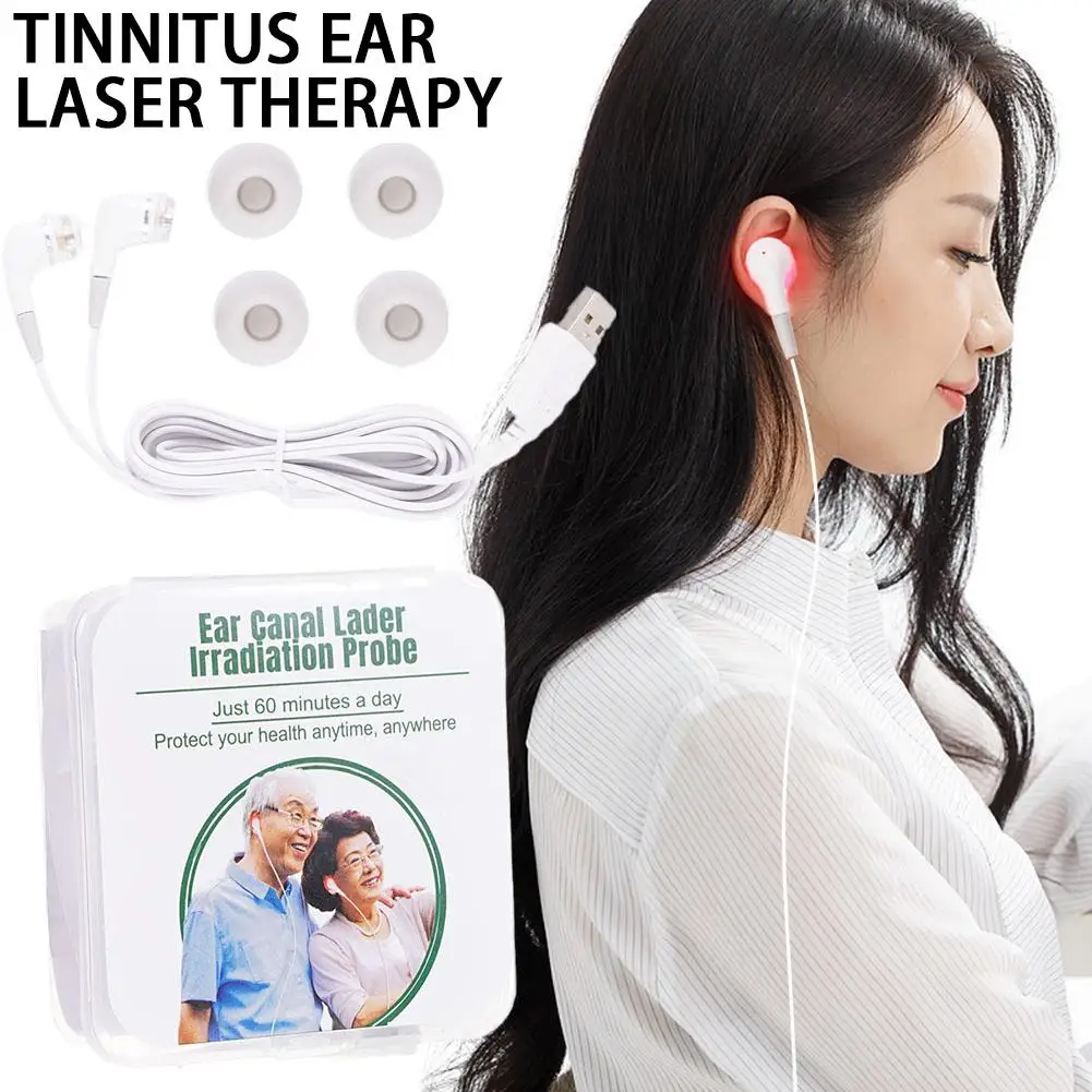 

Tinnitus Ear Laser Therapy LLLT Irradiation Laser Physiotherapy Earplug Otitis Media Deafness Nose Rhinitis Sinusitis Treatment