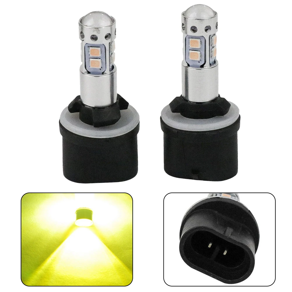

2 PCS/set NEW 880 100W 3000K High Power LED Fog Light Driving Bulb DRL Fog Driving Lights / Daytime Running Light DRL
