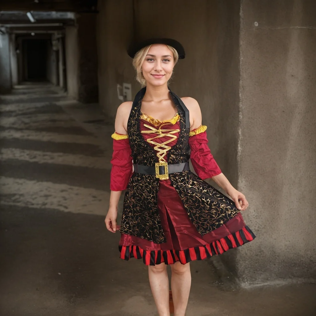 Испанский пиратский костюм F1444