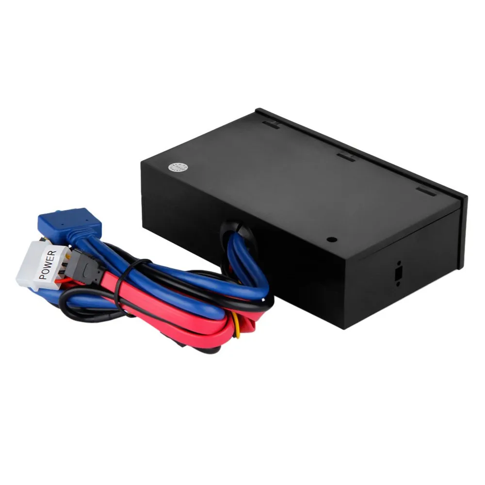 Медиа-приборная панель для ПК 5 25 дюйма передняя аудио с SATA eSATA 2 x USB 3 0 и 6