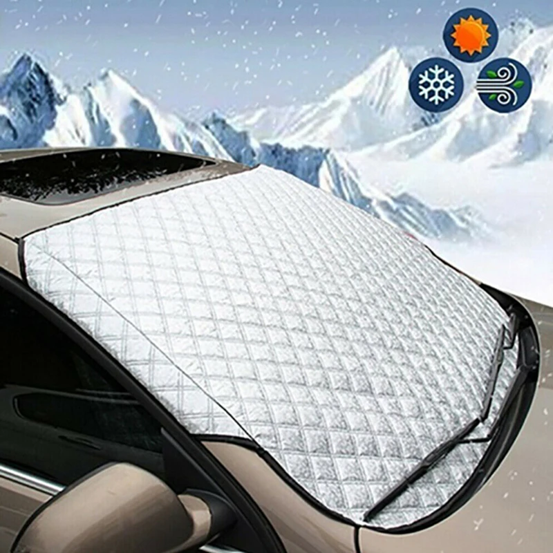 

Car Windshield Snow Cover Winter Ice Frost Guard Sunshade Protector