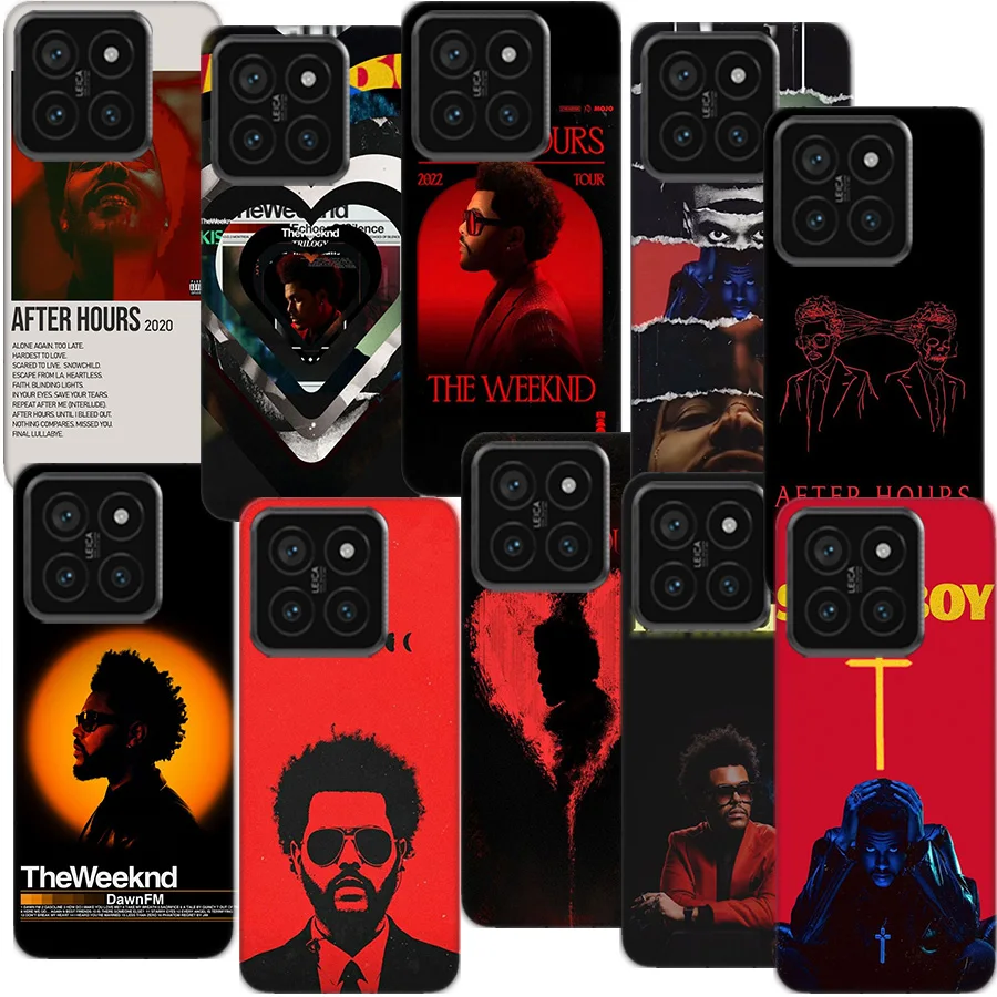 Прозрачный чехол для телефона The Weeknd Minimalist Poster Xiaom Mi 12 12T 11T 10T 9T 13 11 10 9 8 Lite CC9 CC9E Pro 6X 5X