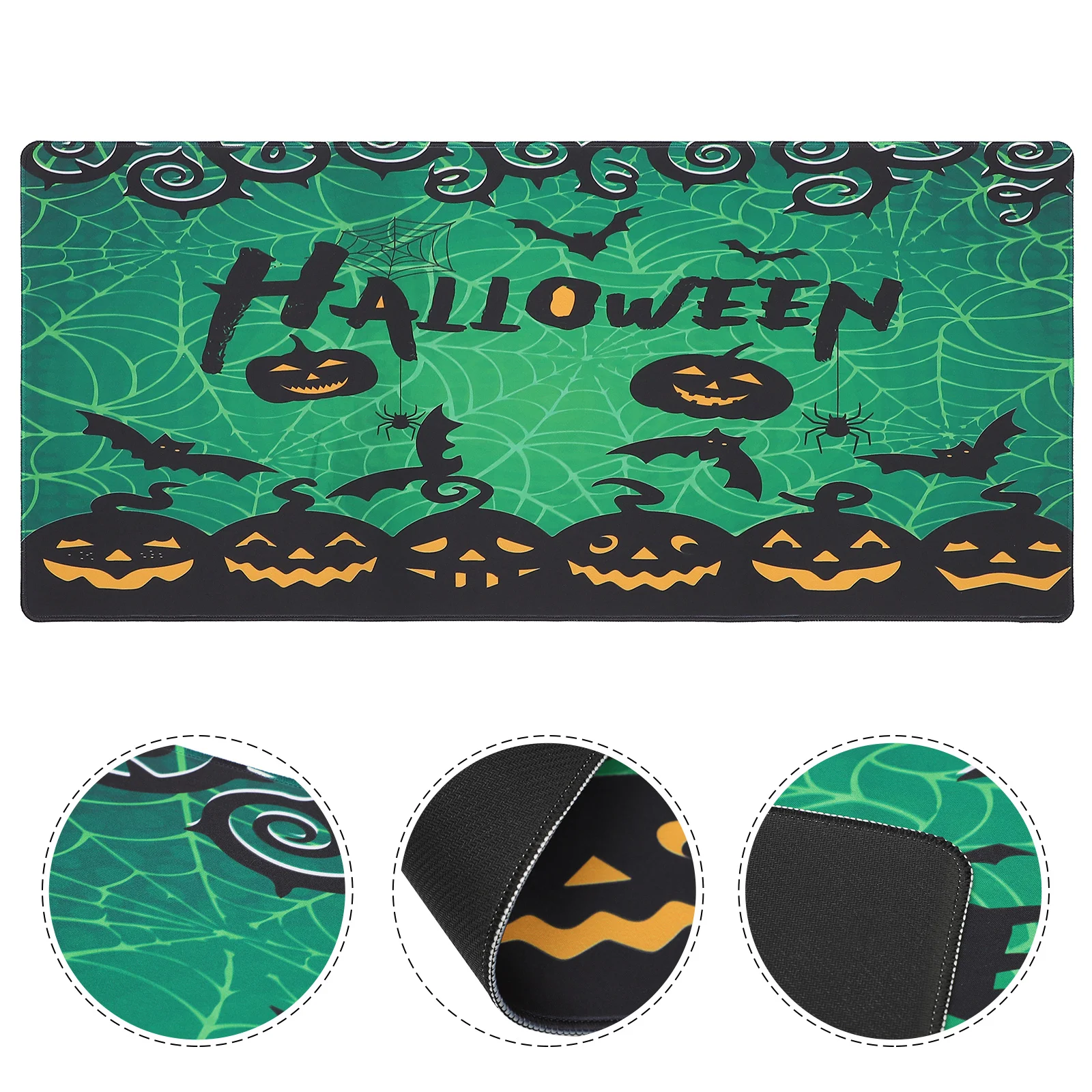 

Halloween Pumpkin Desk Mat Pad Large Gaming Pad Halloween Party Decoration