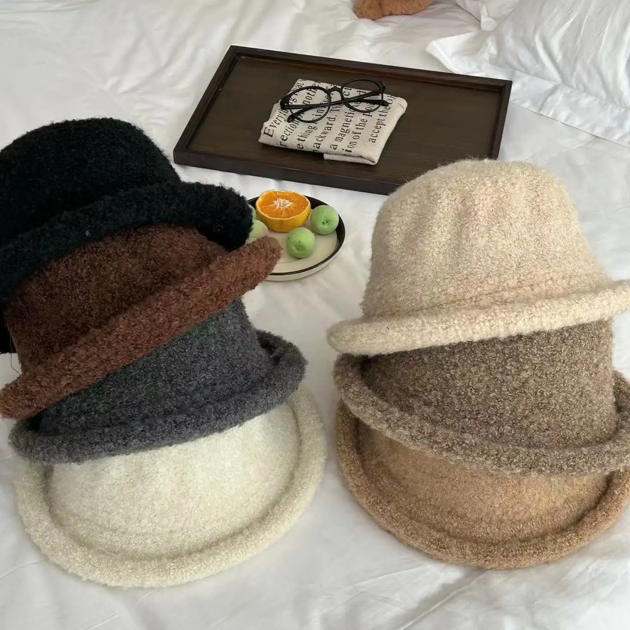 Ouqi осенне-зимняя шапка для раковины купол завивка флис большая окружность головы