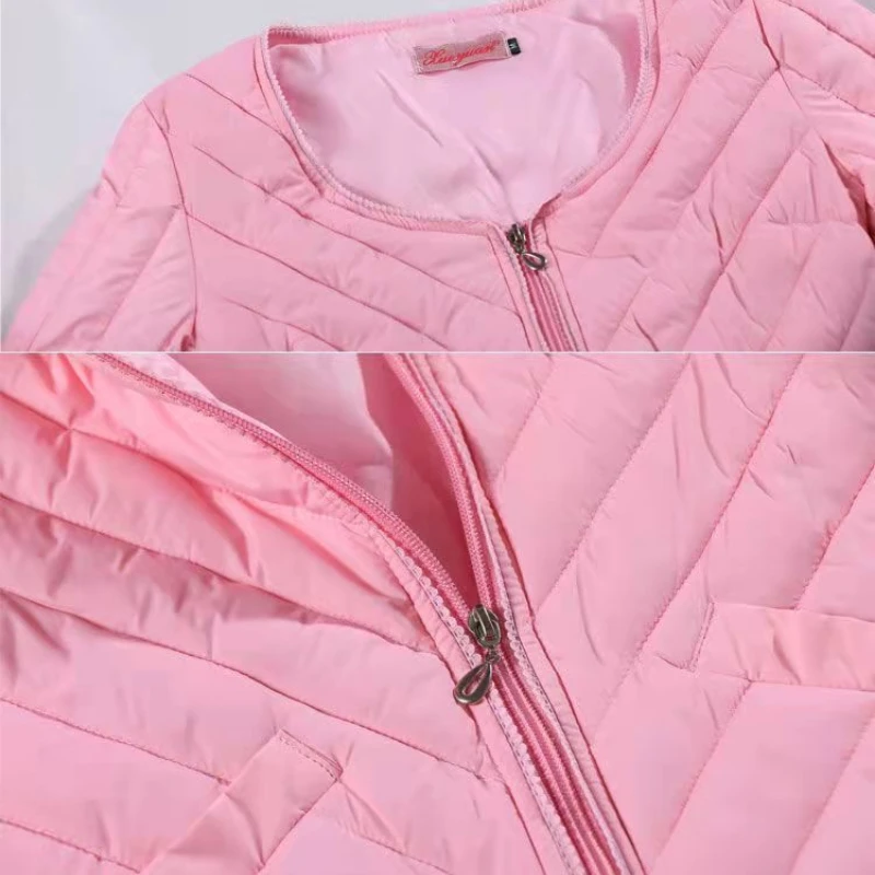 Winter Womens Parka Light Padded Jacket Cropped Top Free Shipping Plus Size Coat Korean Fashion Inexpensive Wholesale Slim Fit