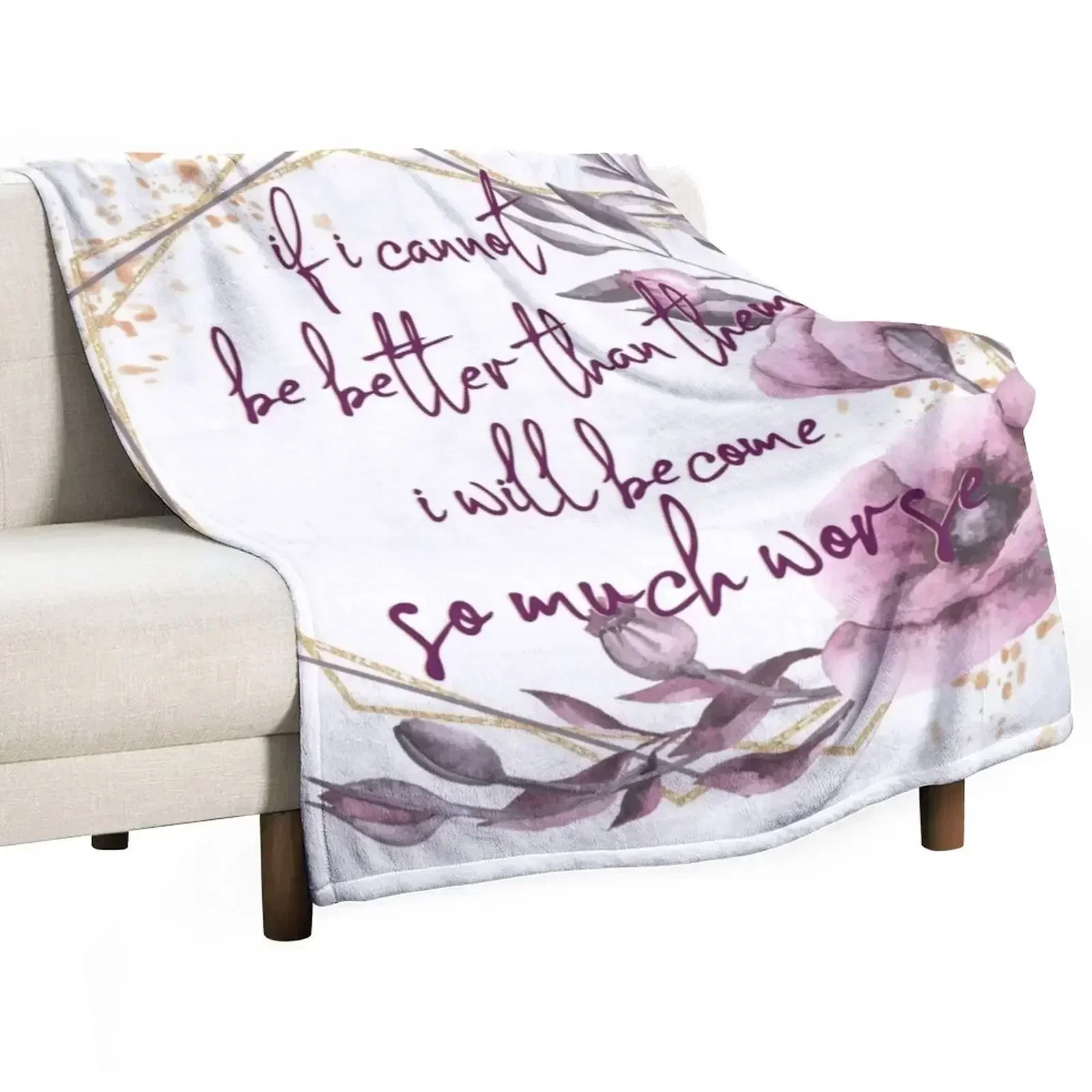 Одеяло Ella Duarte Cruel Prince цитата Декоративное фланелевое одеяло для дивана Тяжелые