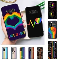 abstract rainbow phone case for samsung galaxy note 10pro note 20ultra cover for note20 note10lite m30s back coque