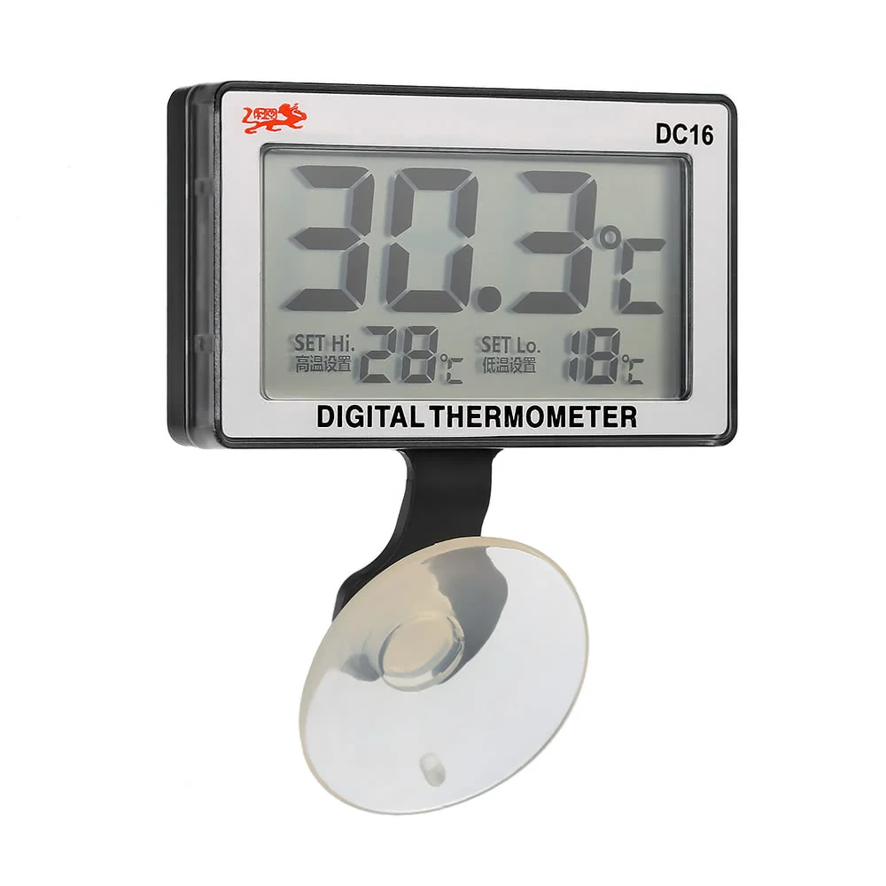 

LCD Digital Fish Tank Aquarium Thermometer Submersible Water Temperature Meter 0°C~50°C H