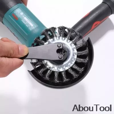 

Grass Trimmer Head，Steel Wire Brush For Lawn Mower ,Twisted wire disc type Tray polishing wheel for Angle Grinder Rotary Tool