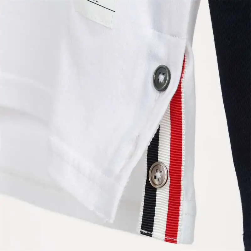 Футболка TB YJ01 для мужчин и женщин хлопковая Роскошная Повседневная рубашка в