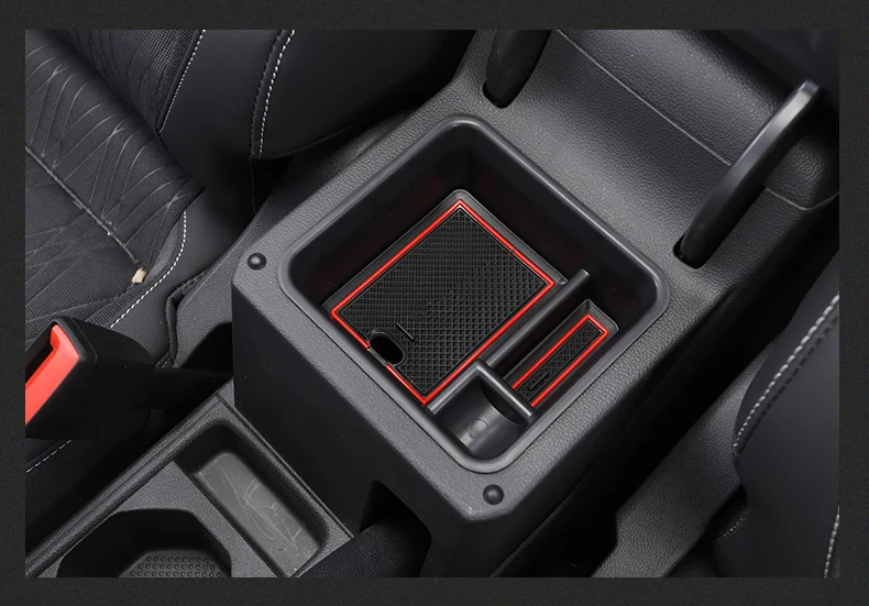 Car Console bracciolo scatola di immagazzinaggio contenitore custodia Refit accessori Styling per VW t-cross Tcross 2019