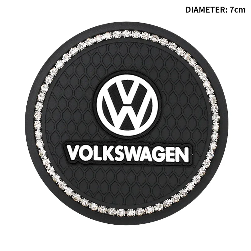 1/2 шт. алмазная автомобильная подставка для чашки с водой противоскользящий