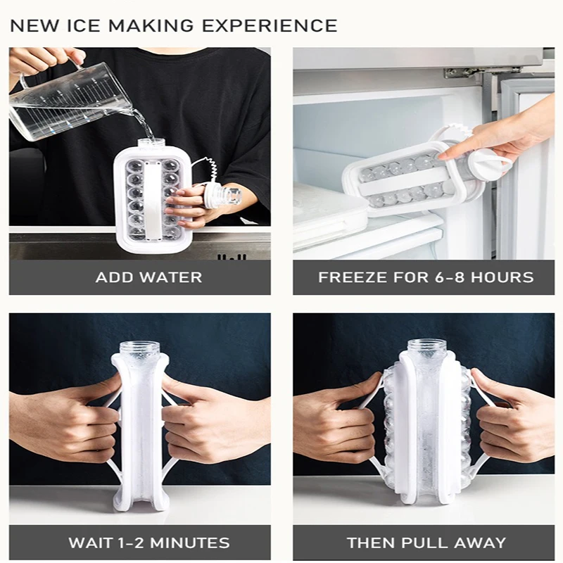 2022 ice ball maker kettle kitchen bar accessories gadgets creative ice cube mold 2 in 1 multi function container pot newest free global shipping