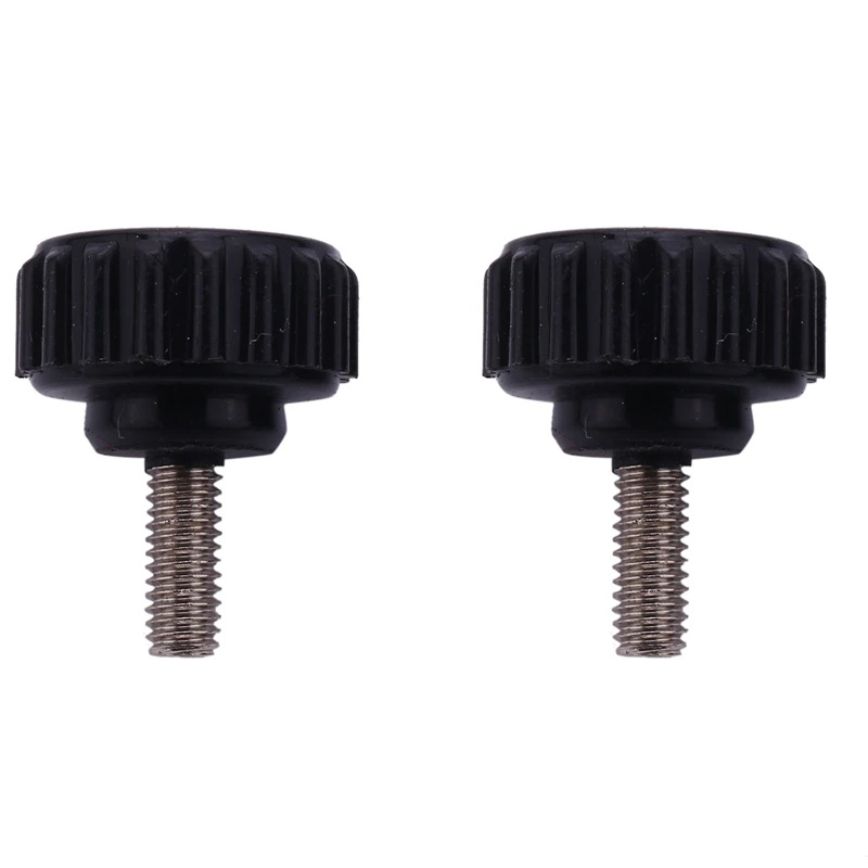 

M4 X 10Mm Round Head Screw On Thumbscrews Knurled Clamping Knob 2 Pcs