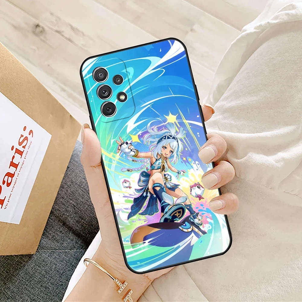 Чехол для телефона Genshin Impact Muinaa Samsung Galaxy S25 S24 S21 S23 S22 S20 Ultra Fe Plus A34 A54 A24 A52 A53 M54 Cover