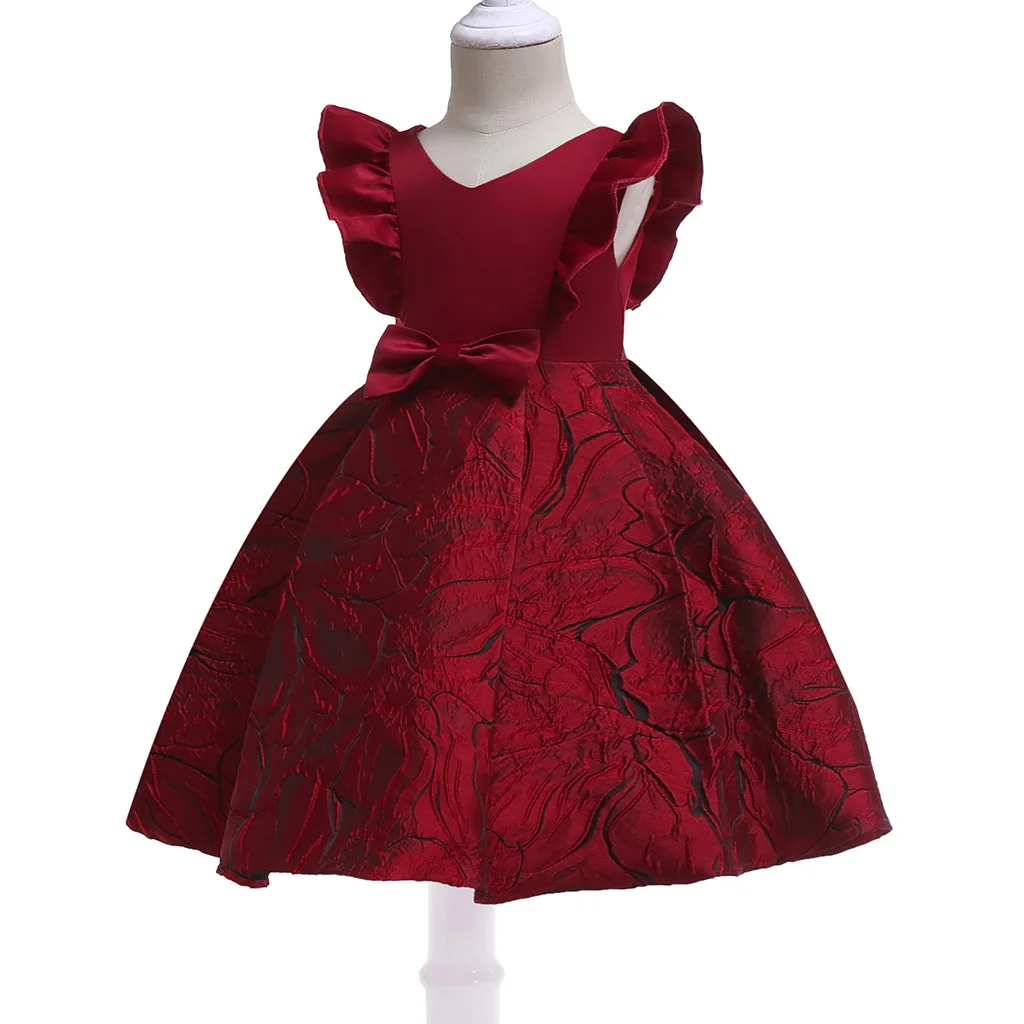 children's dress girls dress skirt spring and summer children's skirt girls jacquard princess dress