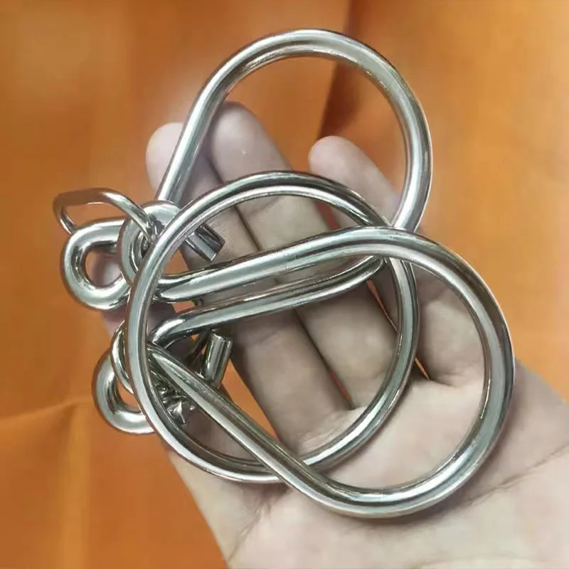 Классический замок в виде подковы пазл Casse Tete металлические головоломки кольцо