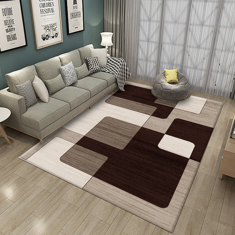 

High-grade Carpets for Living Room Light Luxury Carpet Modern Simple Rugs for Bedroom Non-slip Washroom Floor Mat Large Area Rug