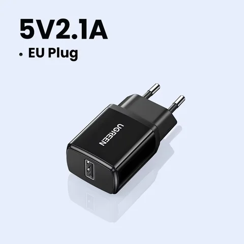 Зарядное устройство Ugreen USB 10 Вт, белое/чёрное