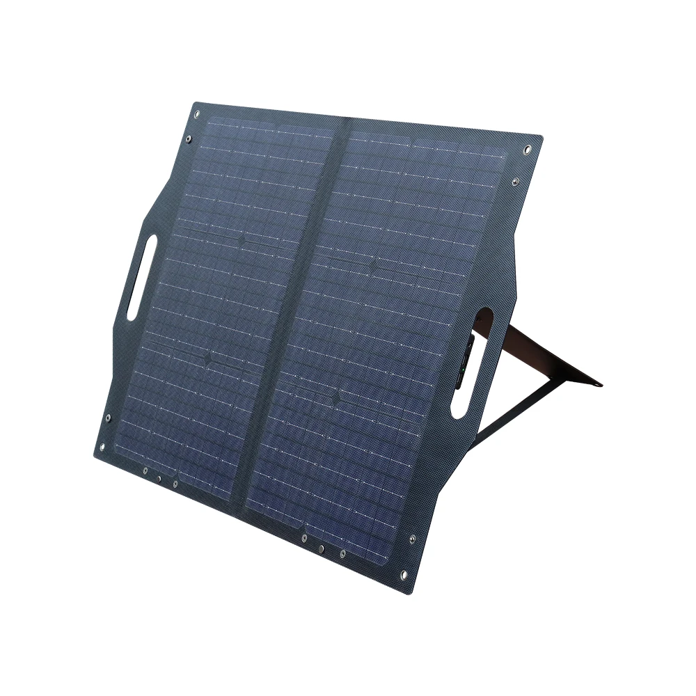 

ETFE Solar Charger 50W Foldable Solar Panel (Dual 5v USB +19.8v DC Output) Portable Solar Panel for Laptop, Tablet, Mobile Phone