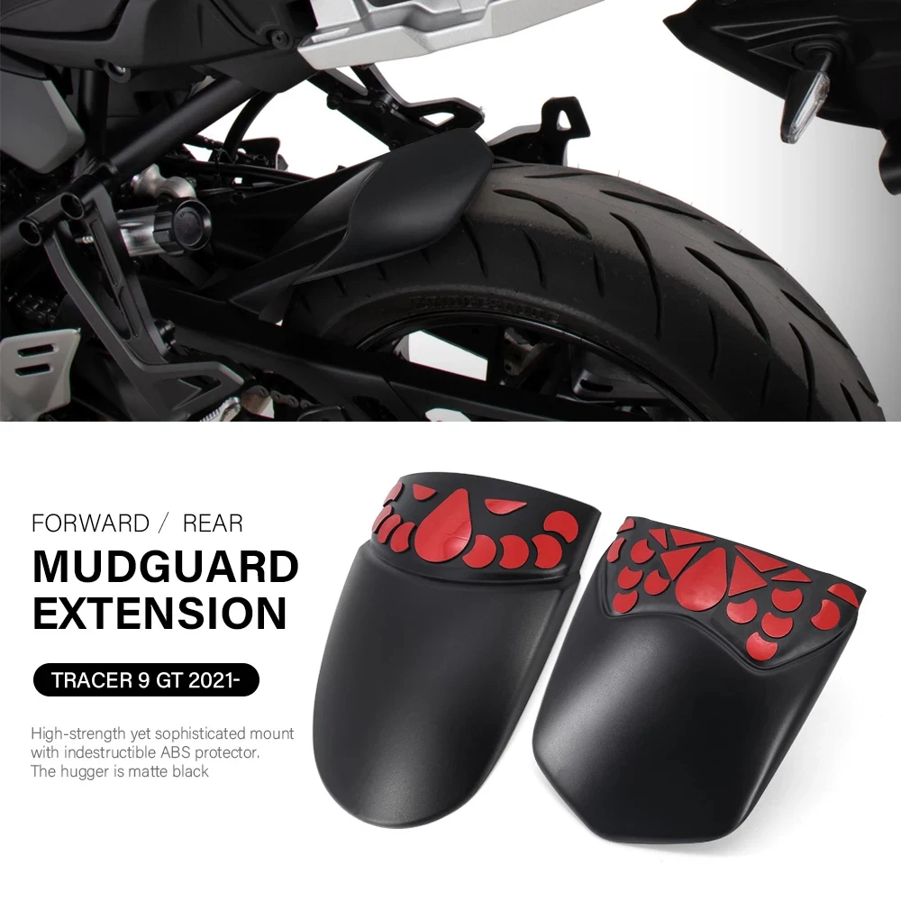 

Motorcycle Accessories Front Mudguard Fender Rear Extender Hugger Extension For Yamaha Tracer 9 GT Tracer9 2021 2022