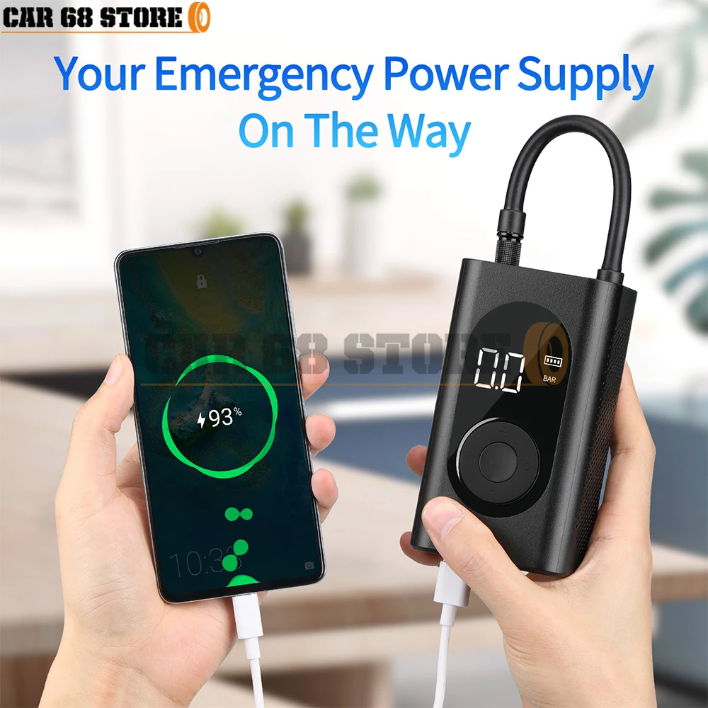 

Air Compressor 12v Air Pump For Car Portable Tyre Inflator Electric Motorcycle Pump Air Compressor For Car Motorcycles Bicycles